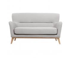 Divano vintage 2 posti Grigio chiaro MARKUS