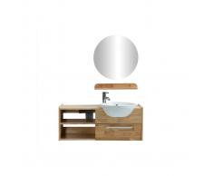 Mobile da bagno: vasca mobile sotto-vasca mensola e specchio EYTAN