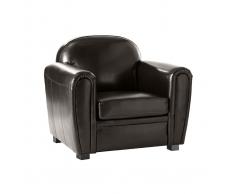 Poltrona club marrone - pelle