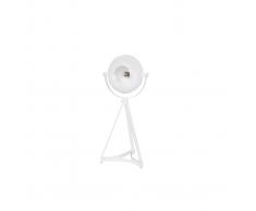 Lampada da tavolo industriale metallo grigio BLOUM