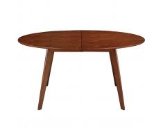 Tavolo da pranzo allungabile design noce L150-200 MARIK