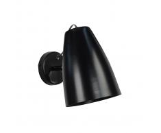 Applique da parete design in metallo Nero FRIDAY