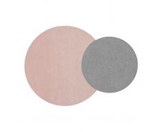 Tappeto doppio Grigio e Rosa 140x200cm ECLIPSE