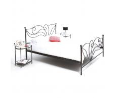 Letto 160x200 barocco nero VENEZIA