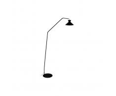 Piantana lampada da lettura design in acciaio Nero LEEDS