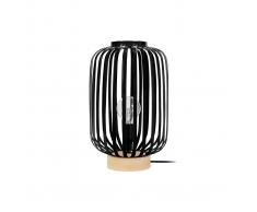 Lampada da tavolo design in acciaio Nero ALVEOL