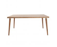 Tavolo da pranzo design in quercia chiara L160 TOTEM