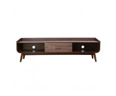 Mobile TV vintage in legno noce 180 cm HALLEN