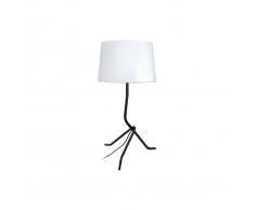 Lampada da tavolo design in acciaio Bianco DANDY