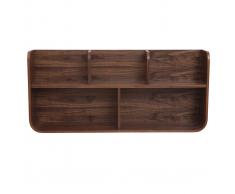 Mensola murale legno noce HALLEN
