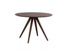 Tavolo da pranzo rotondo design noce D106 WALFORD