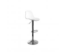 Sgabello da bar design trasparente GALILEO