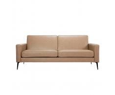 Divano vintage cammello 3 posti RICCI