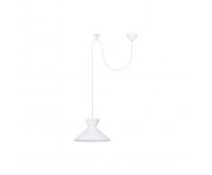 Lampadario design in metallo Bianco LEEDS
