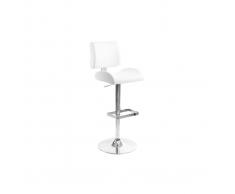 Sgabello da bar design bianco CERES