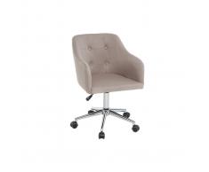 Poltrona da ufficio design tessuto naturale BALTIK