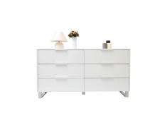 Como design laccato bianco HALIFAX