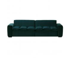 Divano a 3 posti design in velluto Verde MELLOW