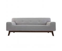 Divano design 3 posti grigio VILA