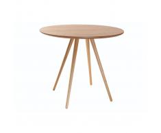 Tavolo da pranzo design rotondo frassino D90 ARTIK
