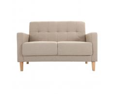 Divano design 2 posti naturale MOON
