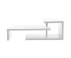 Mobile TV design laccato bianco TURN