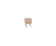 Maisons du Monde Comodino 2 cassetti dorato opaco