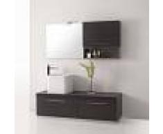 Ceramica Althea Jack - composizione completa cm 155x50 con mobile, lavabo, specchio, faretto, pensile a giorno e pensile con anta