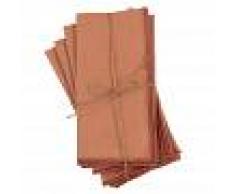 Maisons du Monde Tovaglioli in cotone rosa, 40x40 cm (x4)