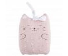 Maisons du Monde Para-spifferi per porta gatto in cotone rosa