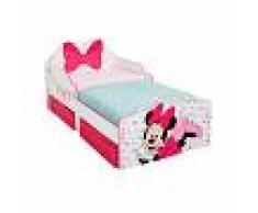 Disney Letto in legno sagomato con 2 portaoggetti Minnie