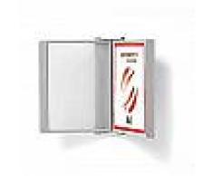 Leggio da parete con 20 tasche A4