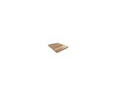 Piscine Italia Piatto Doccia Da Esterno In Legno Di okumè 100x80x6 Cm Arkema D106