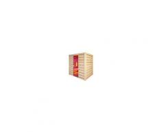 Sauna Holl's Graphite Hybrid combinata infrarossi Dual Healty e finlandese 3 posti