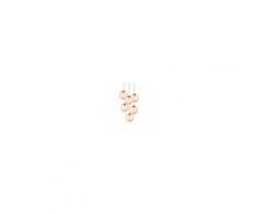FATBOY set da 6 lampade a sospensione SPHEREMAKER (Arancio scuro - Policarbonato e metallo)