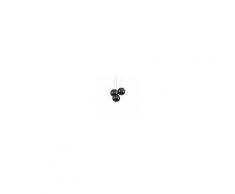 FATBOY set da 3 lampade a sospensione SPHEREMAKER (Nero - Policarbonato e metallo)