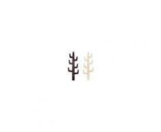 CREATIVANDO appendiabiti da parete SAGUARO (Marrone retro beige - HPL)