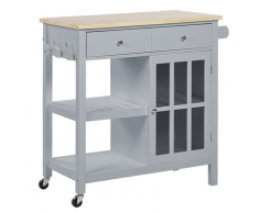 Carrello da cucina grigio GENOA