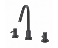 Rubinetto lavabo bagno colore nero KALAMBO