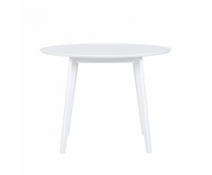 Tavolo da pranzo rotondo ø 100 cm bianco ROXBY