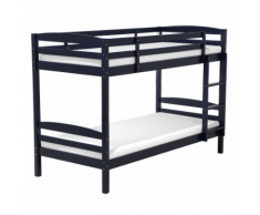 Letto a castello in legno di pino blu 90x200cm REGAT