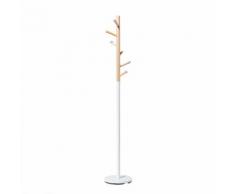 Appendiabiti marrone e bianco da terra design AUBUM