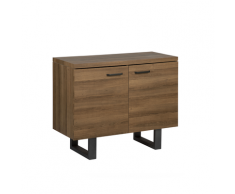 Credenza a 2 ante colore legno scuro TIMBER