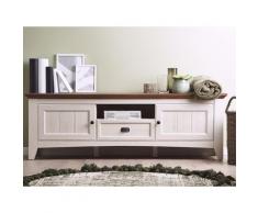 Mobile TV in color crema/legno scuro NASHVILLE