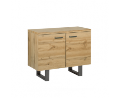 Credenza a 2 ante colore legno naturale TIMBER