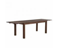 Tavolo da pranzo estendibile in legno marrone scuro 150 x 85 cm MAXIMA