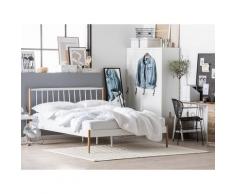 Letto in Metallo Bianco 180 x 200 cm MAURS