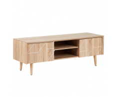 Mobile TV in colore legno chiaro sonoma FRANKLIN