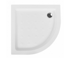 Piatto doccia bianco 80 x 80 x 70 cm SIUNA
