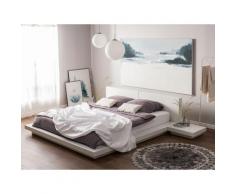 Letto ad acqua matrimoniale in bianco opaco 180 x 200 cm ZEN